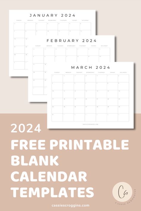 Get organized and plan out 2024 with these free printable blank 2024 calendar templates! Print all 12 months or each month individually! Like our most popular 2022 calendar printables and 2023 free printable calendars, were all set to plan ahead for 2024! These are the best calendars with a modern sleek design! January 2024, February 2024, March 2024, April 2024, May 2024, June 2024, July 2024, August 2024, September 2024, October 2024, November 2024, December 2024 #cassiescroggins Calender November 2024 Printable, 2024 Calendar Planner, Calender Printables 2024, Month Template Free Printable, November Planner 2024, Planner Template 2024, Free Calender Printables 2023, October Month Calendar 2023, Monthly Planner Template 2024