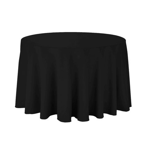 Black Black Round Table, Folding Chair Covers, Dinner Fits, Silver Color Scheme, Spandex Chair Covers, Circular Table, Table Skirt, Venue Decor, Tie Styles