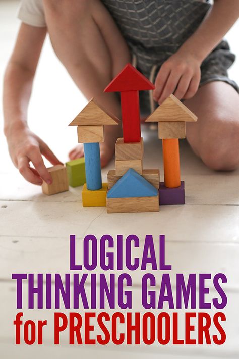 Logical Thinking Games for Preschoolers: Brain Games for Kids #thinkingskills #higherorderthinking #preschoolgames #kindergartengames #learninggames Logic Games For Kids, Games For Preschoolers, Games For Preschool, Ice Painting, Thinking Games, Sensory Bottle, Critical Thinking Activities, Higher Order Thinking Skills, Bubble Painting