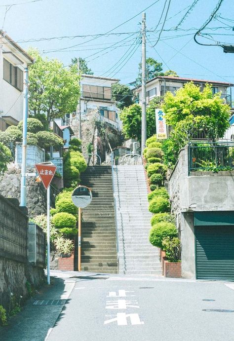 Japanese Neighborhood, Summer Japan, Japanese Buildings, Japanese Countryside, Japanese Town, 심플한 그림, Chiba Japan, Building Photography, Cityscape Photography