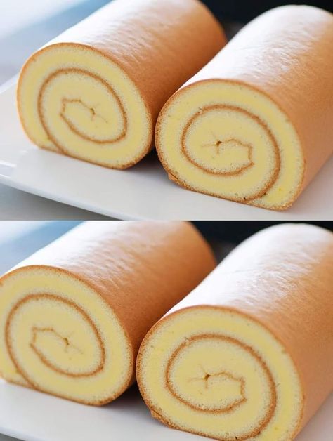 Easy Roll Cake, Lemon Creme Cake, Purple Velvet Cakes, Roll Cake Recipe, Sponge Cake Roll, Swiss Roll Cakes, Cake Recipe Easy, Swiss Roll Cake, Velvet Cake Recipes