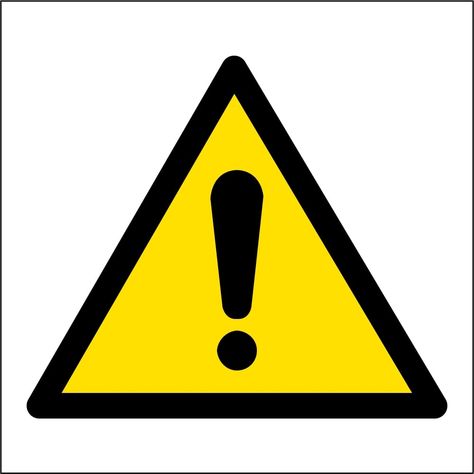 Warning Symbol, Hazard Sign, Silhouette Stencil, Photo Frame Gallery, Mellow Yellow, Warning Signs, Stay Safe, On Board, Black N Yellow