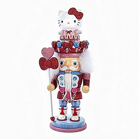 Kurt Adler 15 German Christmas Decorations, Christmas Stocking Hangers, Nutcracker Decor, Nutcracker Ornaments, Hello Kitty Accessories, Hello Kitty Backgrounds, Stocking Hanger, Meowy Christmas, German Christmas