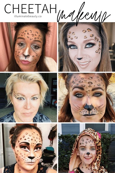 Easy Cheetah Halloween Makeup #seint #seintmakeup #seinthac #hac #makeup #bestmakeup #easymakeup #makeuptut #makeuptutorial #howtomakeup Cheetah Halloween, Cheetah Makeup, Age Spots On Face, Halloween Makeup Look, Gifts For Makeup Lovers, Makeup Ingredients, Makeup Help, Halloween Makeup Easy, Beauty Consultant