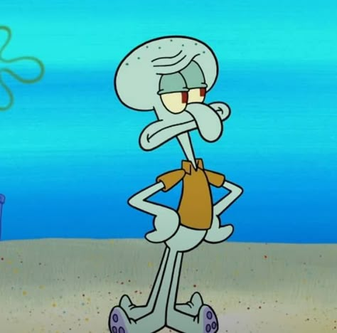 Kalmar Spongebob, Octopus Spongebob, Squidward Aesthetic, Dr Room, Spongebob Squidward, Spongebob Meme, Squidward Tentacles, Best Cartoons Ever, Spongebob Patrick