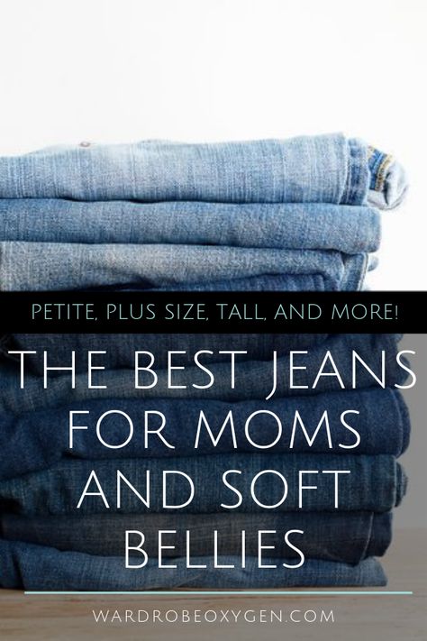 What are the best jeans for moms? Wardrobe Oxygen reviews several pairs with photos. Petite, long, and plus size options at a variety of prices Best Jeans For Thick Waist, Judy Blue Jeans Plus Size, Best Jeans For Big Belly, Size 12 Jeans Outfit, Best Jeans For Mom Pooch, Best Jeans For Plus Size Women, Jeans For Big Belly, Best Jeans For Curvy Shape, Jeans For Moms