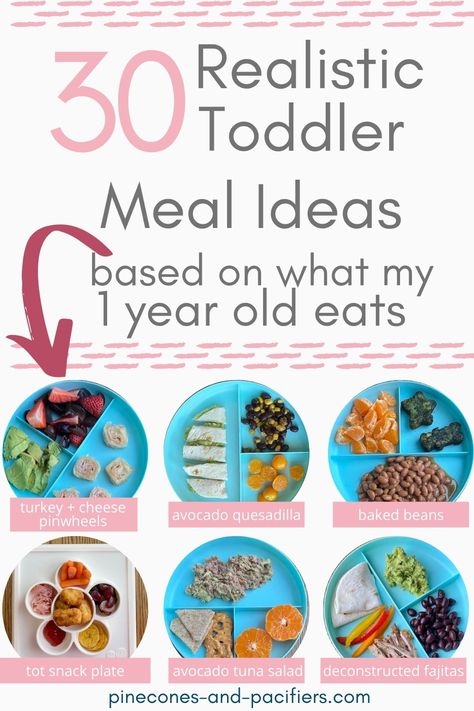 One Year Old Meal Prep Food Ideas, I Year Old Food Ideas, Realistic Toddler Meals, Toddler Menu Printable, Meal Prep For 1 Year Baby, Easy One Year Old Meals, Dinner Ideas For 11 Month Old Baby, Meal Plan For 1 Year Baby, Meal Prep For One Year Old