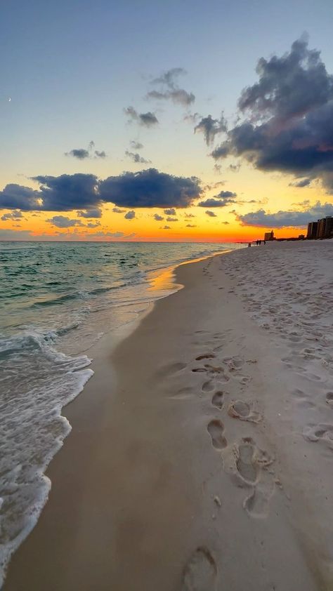 71K views · 12K reactions | Beach Walk at Sunset | Join me for a walk on Pensacola Beach at sunset😎 | By All Things Emerald Coast | Facebook Walk On The Beach Aesthetic, Beach Walk Aesthetic, Cottagecore Academia, Walking Beach, Sunset Walk, Dream Dates, Walks On The Beach, Walking On The Beach, Beach Walks