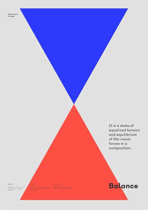 Balance – The Principles of Design poster serie by Gen Design Studio #poster #minimal Poster Negative Space, Symmetry In Design, Symmetrical Poster, Balance Design Principle, Principles Of Design Balance, Balance Poster, Symmetrical Composition, Graphic Deisgn, Symmetrical Balance