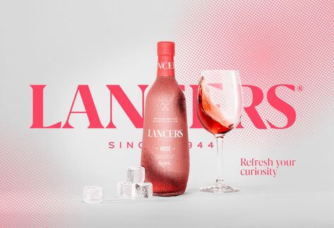 Lancers wine on Packaging of the World - Creative Package Design Gallery Rose Banner, Wine Rose, Brand Strategy Design, Creative Package Design, Consumer Packaging, Creative Package, Wine Brands, Wine Packaging, Design Department