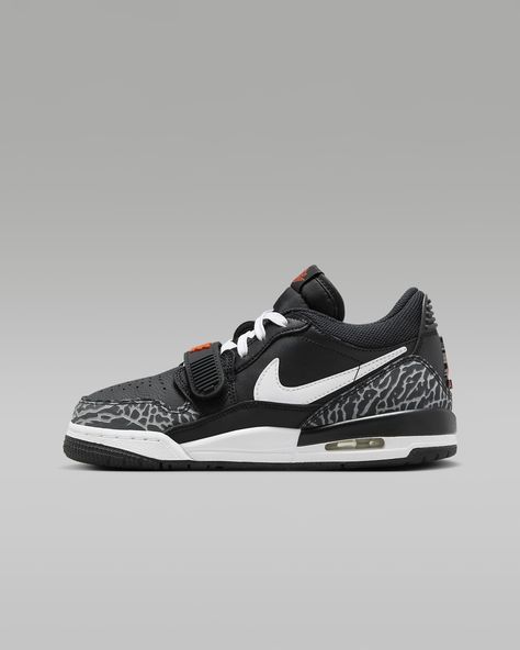 The Air Jordan Legacy 312 celebrates MJ's legacy with this shout-out to Chicago's 312 area code. The design creates a modern mash-up of iconic Jordan elements. Shown: Black/Wolf Grey/Safety Orange/White Style: CD9054-018 Air Jordan Legacy 312 Low, Jordan Legacy 312, Nike Sale, Padded Sports Bra, Black Wolf, Student Discounts, Kids Sale, Women Supporting Women, White Style