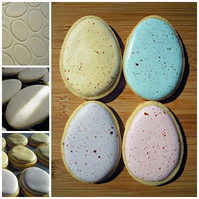 Easy Cookies To Make, Egg Sugar Cookies, Brown Food Coloring, Easter Cookie Cake, Egg Cookies, Cookies To Make, Easter Egg Cookies, No Egg Cookies, Happy Easter Everyone