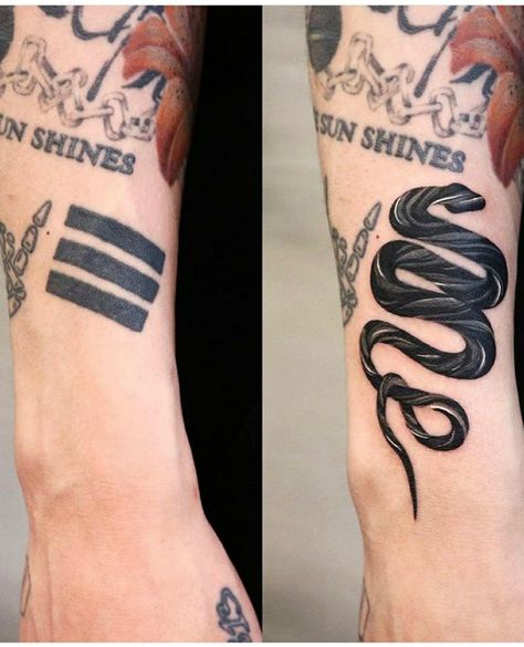 Parallel Lines Tattoo, Lines Tattoo, Parallel Lines, Snake Tattoo, So Many People, The Snake, English Translation, Print Tattoos, Paw Print Tattoo