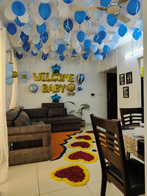 Contact for Booking:-8793526944/8149122803 (pune) Baby Chathi Decoration, Newborn Baby Welcome Decoration, Chathi Decoration, Baby Welcome Decoration Home, Baby Welcome Decoration, Welcome Rangoli, Welcome Back Party, Wedding Card Decorations, Special Happy Birthday Wishes