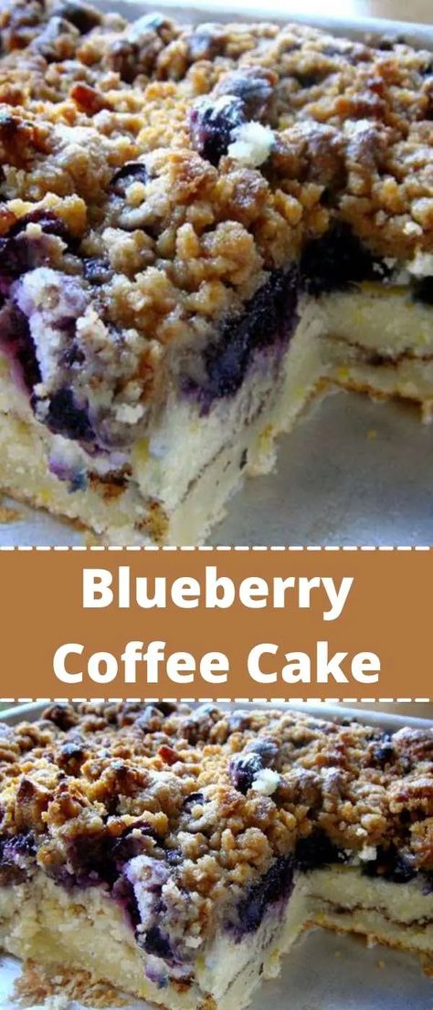 Cakes Archives - Page 21 of 23 - Easy Recipes Blueberry Coffee Cake Recipe, Blueberry Dump Cakes, Dump Cake Pumpkin, Blueberry Coffee Cake, Blueberry Coffee, Chocolate Chip Cheesecake, Sweet Cooking, Usa Girls, Dinner Bread