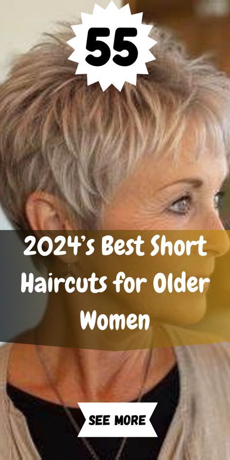 Find the top short haircuts for older women with fine hair. These cuts are designed to add body and volume, giving you a youthful look. #ShortHaircutsForOlderWomen #FineHairSolutions #YouthfulStyles Ugly Haircut Women, Short Older Womens Haircuts, Very Short Hair Styles Easy, Womens Short Haircuts For Fine Hair, Hair Styles For Women Over 70 Fine Hair, Short Hair Over 60 Older Women New Looks Curly Hairstyle, Short Hair Cuts For Fine Hair For Women, Back View Of Short Haircuts, Short Hairstyle Older Woman