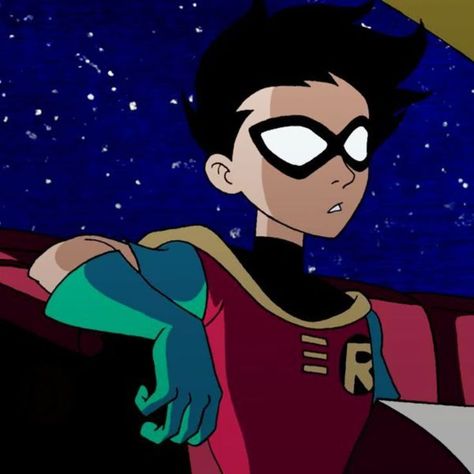 Star Fire ∘ Robin ∘ Female and Male ∘ Girl and Boy ∘ Teen Titans ∘ Duo ∘ Matching Icons ∘ Couple Pfp Teen Titans, Matching Pfp, Red, Hair, Blue, Beauty, Black