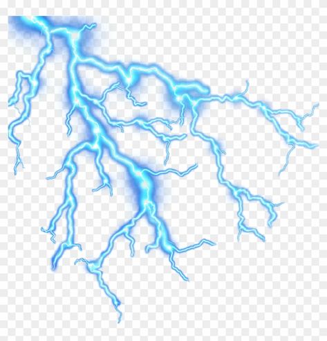 Thunder Png, Lightning Thunder, Grafika Vintage, Lightning Strike, Graphisches Design, Blue Electric, Blue Lightning, Texture Graphic Design, Background Images For Editing