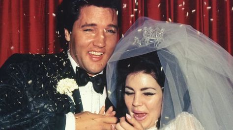 These Are The White Lotus Season 2 Cast's Actual Partners Priscilla Presley Wedding, Elvis Wedding, Iconic Weddings, Elvis Presley Pictures, Elvis And Priscilla, Priscilla Presley, Lisa Marie Presley, Sofia Coppola, Lindsay Lohan