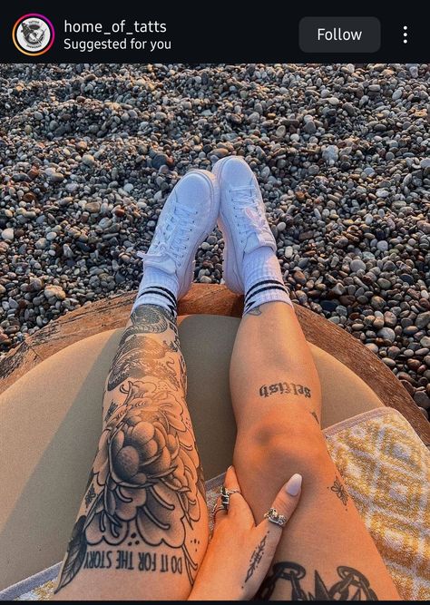 Neck Tattoos Women, Wicked Tattoos, Numbing Cream, Bff Tattoos, Leg Tattoos Women, Cute Tattoos For Women, Time Tattoos, Black Ink Tattoos, Dope Tattoos