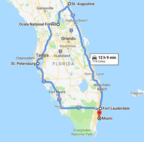 10-day Florida road trip itinerary Rv Florida Road Trips, Florida National Parks Itinerary, Florida Road Trip Itinerary, A1a Road Trip Florida, Colorado Road Trip Map, Florida Road Trip Ideas, Florida Itinerary, Florida Road Trip, Colorado Road Trip