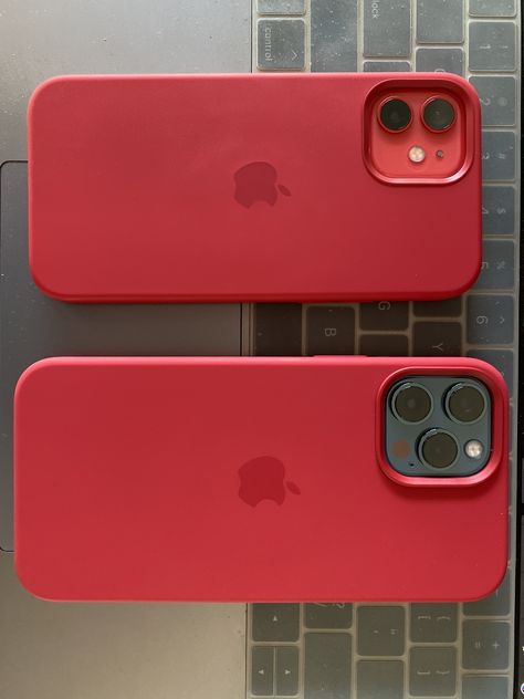 iPhone 12 (PRODUCT) RED and iPhone 12 Pro Max Pacific Blue with (PRODUCT) RED Silicone cases #productred #iphone12 #iphone12promax Iphone 12 Red, Iphone 12 Blue, Cell Phone Repair Shop, Airpods Iphone, Red Iphone Case, Apple Smartphone, Free Iphone Giveaway, Iphone Life, Apple Technology