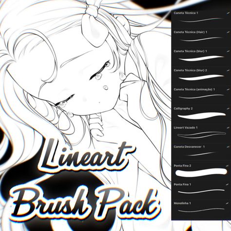 Procreate Brush Settings Free, Free Procreate Brush Packs, Procreate Lineart Brush Tutorial, Procreate Brushes Free Download Anime, Procreate Drawing Brushes Free, How To Do Good Lineart, Brush For Procreate Free, Line Art Brush Procreate, Coloring Brushes Procreate