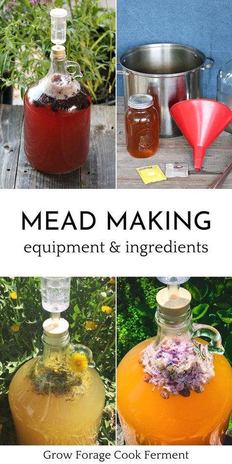 Smreka Recipe, Easy Honey Recipes, Mead Wine Recipes, Raw Honey Recipes, Mead Recipes, Make Mead, Mead Making, Homemade Liqueur, Beer Recipes Homebrew