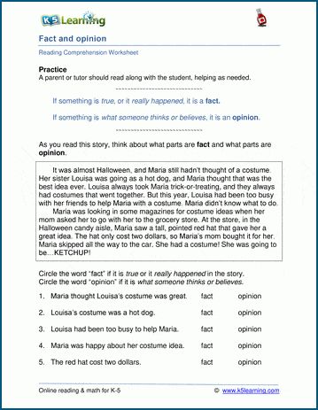 Students read short texts and identify whether various statements represent facts or opinions. Free | Worksheets | Grade 3  | Reading Comprehension | Printable Fact Or Opinion Worksheet, Grade 3 Reading, Fact Vs Opinion, Fact And Opinion Worksheet, Fact Or Opinion, English Books For Kids, Free Reading Comprehension Worksheets, Early Science, Worksheets For Grade 3