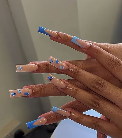 Colourful Acrylic Nails, Nails Painted, Nail Trend, London Nails, Grunge Nails, Colored Acrylic Nails, Girly Acrylic Nails, French Tip Acrylic Nails, Work Nails