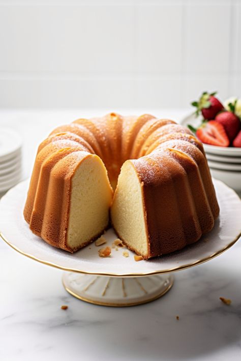 Hennessy Pound Cake Recipe, Butterfly Treats, Cheese Pound Cake Recipe, Cream Cheese Pound Cake Recipe, Pound Cake Recipes Easy, Cheese Pound Cake, Sour Cream Pound Cake, Make Cream Cheese, Cream Cheese Pound Cake