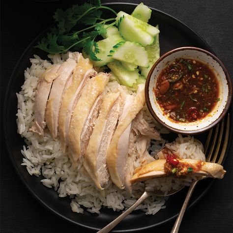 Chicken And Rice Sauce, Thai Chicken And Rice, Thai Chicken Rice, Thai Style Chicken, Rice Sauce, Marion Grasby, Chicken Breast Crockpot Recipes, Marion's Kitchen, Crockpot Chicken Breast