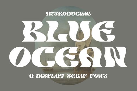 Free download of BLUE OCEAN Font. Released in 2021 by Storytype Studio and licensed for personal-use only. Click now to create a custom image with your own words that you can download. Ocean Font, Font Ligature, Classic Typeface, Logo Book, Free Commercial Fonts, Business Fonts, Luxury Font, Free Fonts For Designers, Commercial Use Fonts