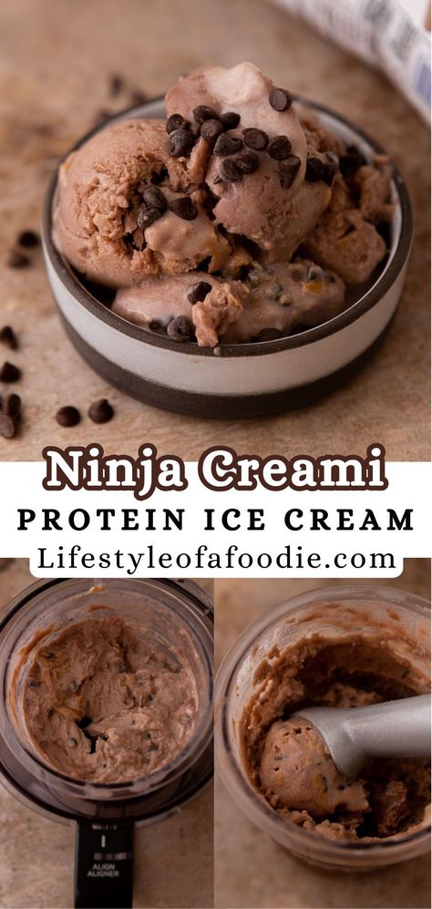 This Ninja Creami protein ice cream will change your life! It is an easy and healthy dessert that turns fair life shakes into an insanely creamy, low calorie, high protein dessert that will satisfy your sweet tooth repeatedly. Ninja Creami Recipes Low Calorie High Protein, Fair Life Protein Ice Cream, Fair Life Ninja Creami Recipes, Creami Protein Ice Cream, High Protein Dessert, Protein Ice Cream Recipe, Protein Ice Cream Recipes, Protein Dessert, Batch Recipes