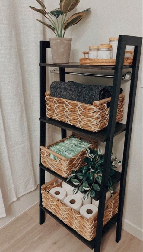 #bathroom #bathroomdecorideas #bathroomremodel Bathroom Shelf Decor, Restroom Decor, Future Apartment Decor, Bathroom Decor Apartment, Bathroom Design Decor, Bathroom Inspiration Decor, Apartment Bathroom, Apartment Decor Inspiration, Bathroom Shelf