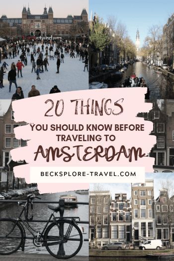 20 Things you Should Know Before Traveling to Amsterdam Amsterdam Travel Tips, Travel Restaurant, Amsterdam Travel Guide, Travel Flight, Flight Travel, Visit Amsterdam, Camping Holiday, See World, Cycling Tour