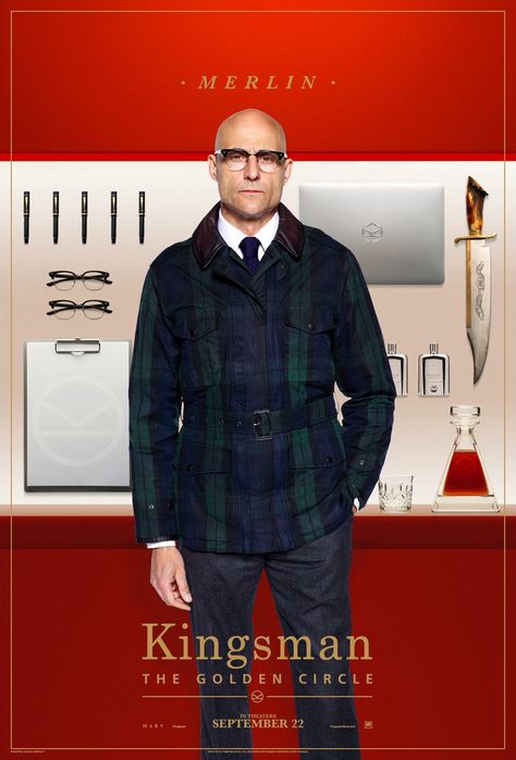 3 of 9 - Kingsman: The Golden Circle posters. Merlin Kingsman, Circle Movie, Kingsman Movie, Taron Egerton Kingsman, Kingsman The Secret Service, Hulk Character, Matthew Vaughn, The Golden Circle, Mark Strong