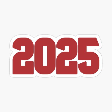 2025 Number Design Aesthetic, Vision Board Stickers, 2025 Logo, Family Vision Board, 2025 Sticker, Bubble Numbers, Vision Board Themes, Vision Board Book, Sr 25