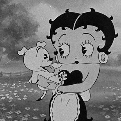 Betty Boop, Black And White, White, Black