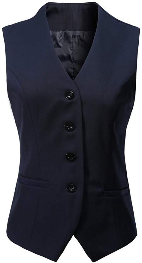 Womens Suit Vest, Dress Suit Vest, Women Waistcoat, Business Vest, Vest Waistcoat, Blue Vests, Outerwear Vest, Women Formals, Suit Vest