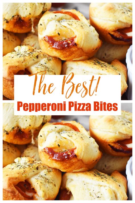 Pepperoni Pizza Bites, Pizza Bomb, Dinner Pizza, Party Snacks Easy, Bowl Party Food, Fest Mad, Crescent Roll Recipes, Appetizers Easy Finger Food, Finger Foods Easy