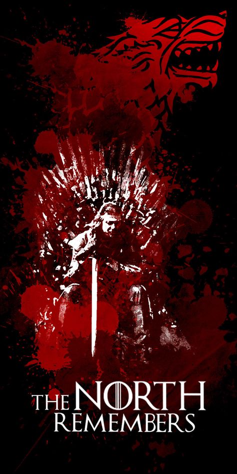 The North Remembers by ChipsEss0r Lord Eddard Stark, Targaryen Family Tree, Eddard Stark, Catelyn Stark, Game Of Thrones Poster, Game Of Thrones Tv, The North Remembers, Got Game Of Thrones, Gra O Tron