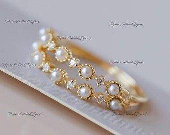 Womens Rings Simple, Pearl Ring Simple, Pearl Wedding Ring, Stacked Wedding Rings, Gold Anniversary Rings, Gold Pearl Ring, Simple Pearl, Wedding Rings Vintage, Men's Jewelry Rings