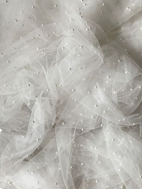 Pearly Aesthetic, Tulle Texture, Aesthetic Luxury, Soft Tulle, Eye Makeup Art, Net Fabric, Ivory Pearl, Easy Hairstyles For Long Hair, Light Texture