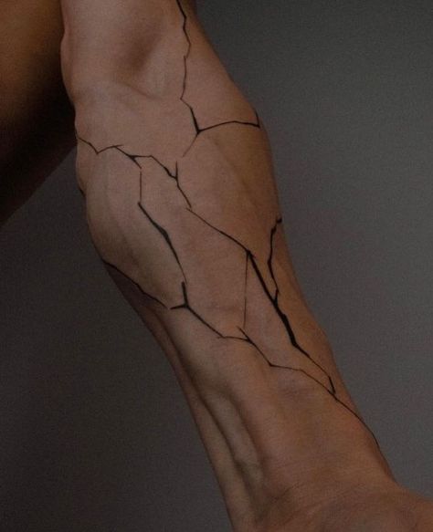 Minimalistic Hand Tattoos: Celebrating Style and Symbolism for Men 2023 - mens-club.online Abstract Tattoos Men, Vein Tattoo Arm, Cracking Tattoo, Cracks Tattoo, Minimalistic Hand Tattoos, Cracked Tattoo, Abstract Tattoo Men, Vein Tattoos, Tattoo Lightning