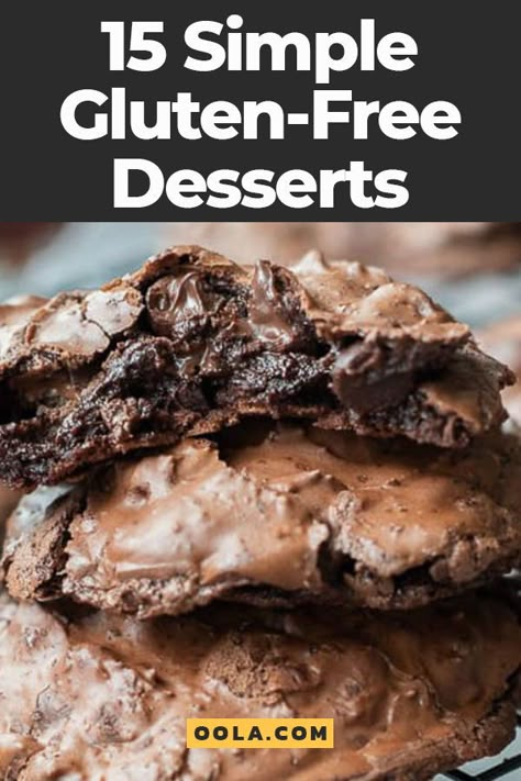 Gluten Free Deserts Easy, Celiac Desserts, Quick Gluten Free Desserts, Lactose Free Desserts, Gluten Free Chocolate Desserts, Nut Free Desserts, Tea Desserts, Gluten Free Dairy Free Dessert, Best Gluten Free Desserts