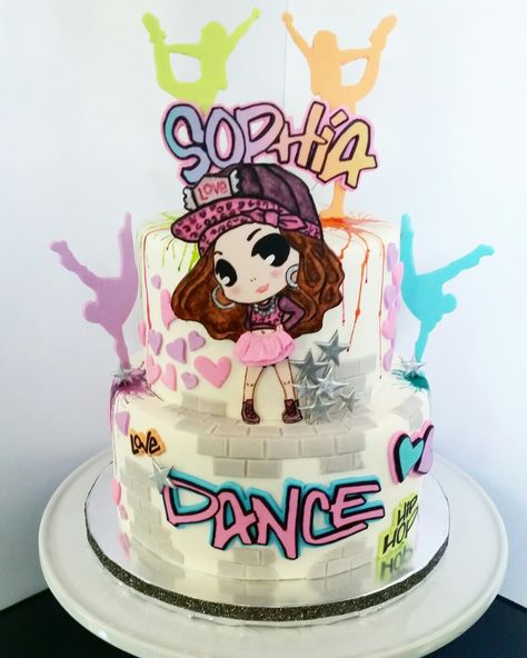 Love hip hop dance cake Dance Party Cake Ideas, Hip Hop Cake Ideas, 2 Teir Birthday Cake, Dance Cake Ideas, Dance Theme Cake, Dance Party Cake, Hip Hop Cake, Hip Hop Birthday Cake, Dance Birthday Cake