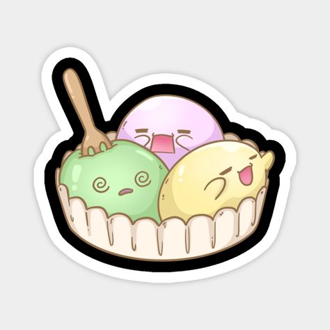 Mochi Cartoon Cute, Mochi Drawing Cute, Mochi Drawing, Mochi Art, Mochi Design, Mochi Sticker, Mochi Cute, Matcha Mango, Mango Mochi