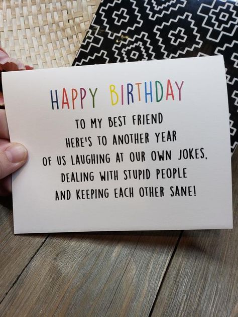 Birthday Message For Best Friend Bff, Paper Birthday Gift Ideas, What To Write Inside A Birthday Card, What To Write In A Birthday Card For Bff, Things To Write In A Birthday Card, Happy Birthday To My Best Friend, What To Write In A Birthday Card, Cute Birthday Cards For Best Friend, Bff Birthday Card