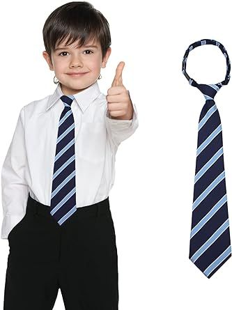 Mantieqingway School Ties for Boys/Kids, Pre-tied Adjustable Neckties Boys Tie for Graduation Uniforms Party Casual(Age 5-12) Graduation Uniform, School Ties, Boys Ties, Boys Accessories, Kids Luggage, Kids Boys, Neck Tie, Top Styles, Fashion Branding